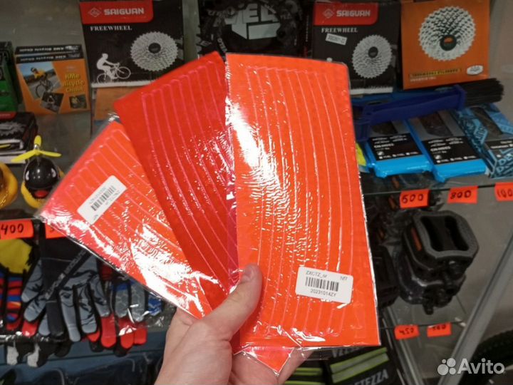 Наклейки светоотражающие на обод колеса