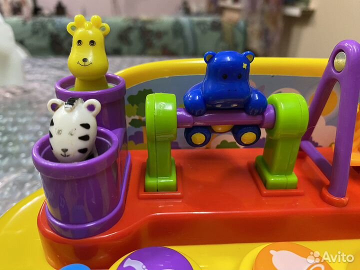 Пианино kiddieland животные на качелях