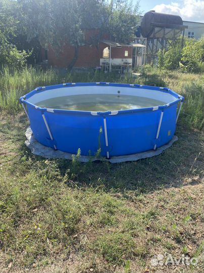 Каркасный бассейн трехметровый б/у 1 месяц
