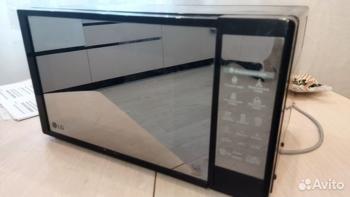 Свч микроволновая печь Lg зеркальная. Доставка