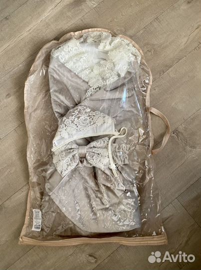 Новый Конверт - одеяло на выписку в роддом 56-62