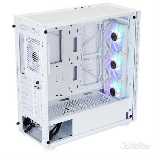 Новый Игровой Корпус Для Пк Z Белый 4FAN A-RGB ATX