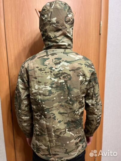 Куртка ветровка на флисе