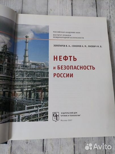 Золотарев В. А. Нефть и безопасность России