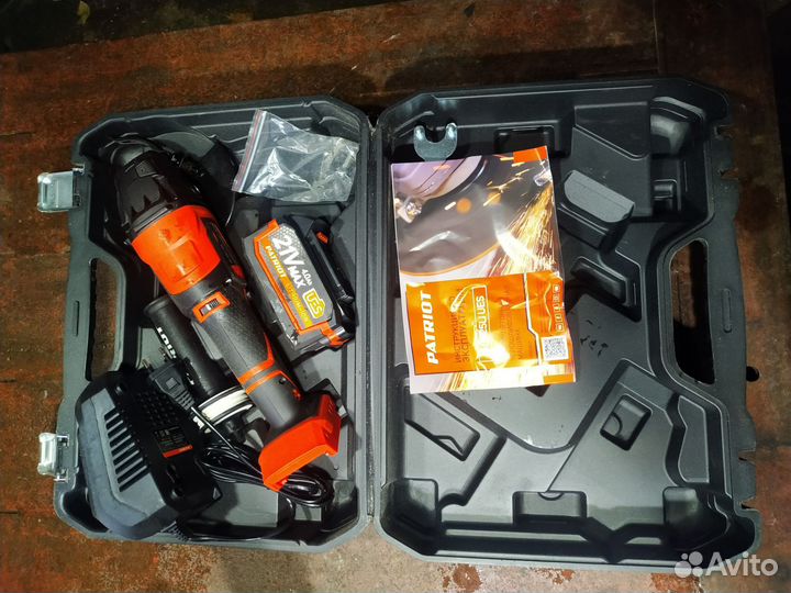 Болгарка 125 Патриот аккумуляторная