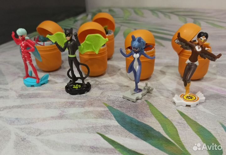 Фигурки Леди Баг, Супер Кот, Рина Скрытая, Орлица