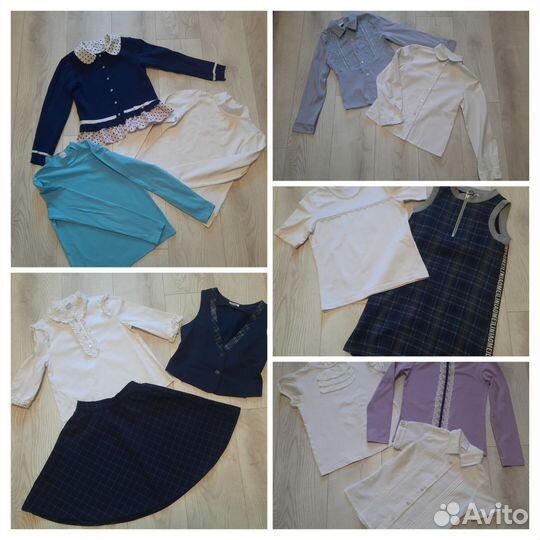 Школьная одежда д/дев пакетом 128-134
