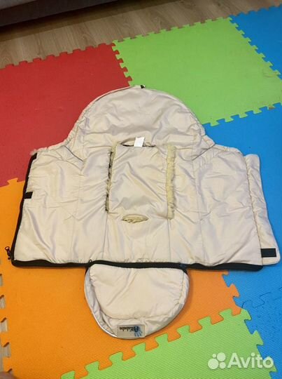 Конверт зимний из натуральной овчины