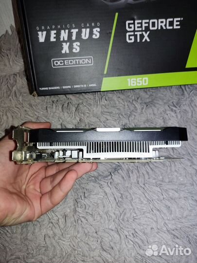 Видеокарта GTX 1650 4gb MSI