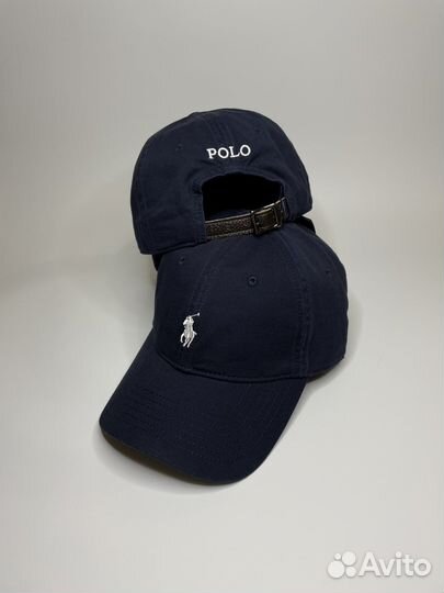Кепка polo ralph lauren синяя мужская женская