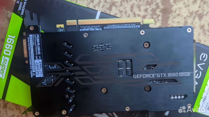 Видеокарта gtx 1660 super 6gb evga