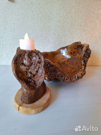 Ваза для фруктов подсвечники