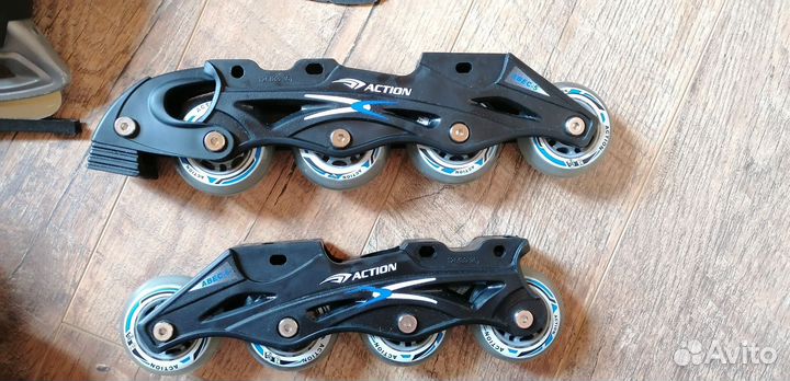 Раздвижные ролики коньки Rush Action 33-36