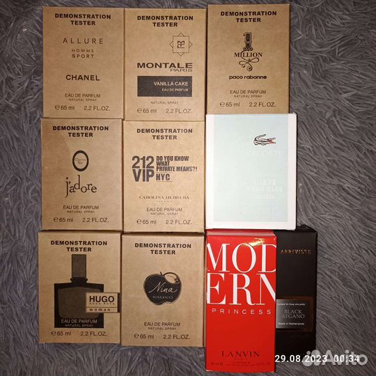 Духи. Тестеры. Мужские, женские, унисекс
