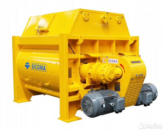 Бетоносмеситель двухвальный sicoma MSO 1750/1339