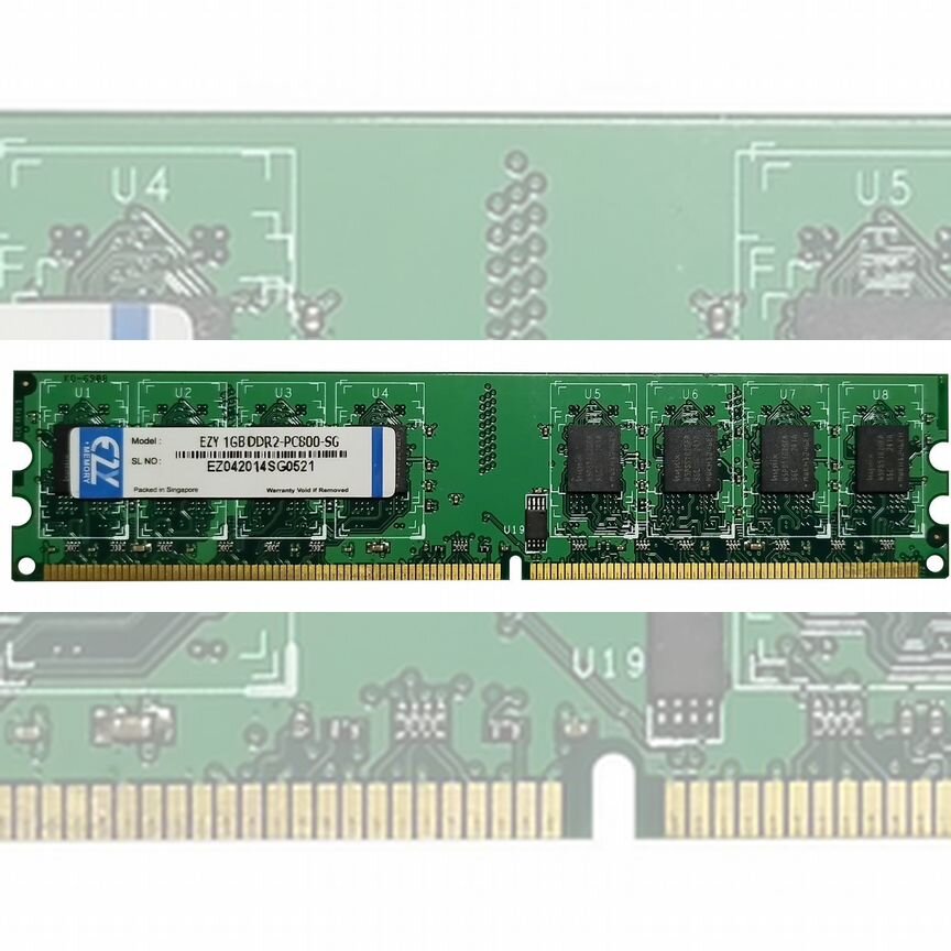 [DDR2-PC800-SG] Оперативная Память Ezy Ddr2 1gb Ddr2-Pc800-Sg