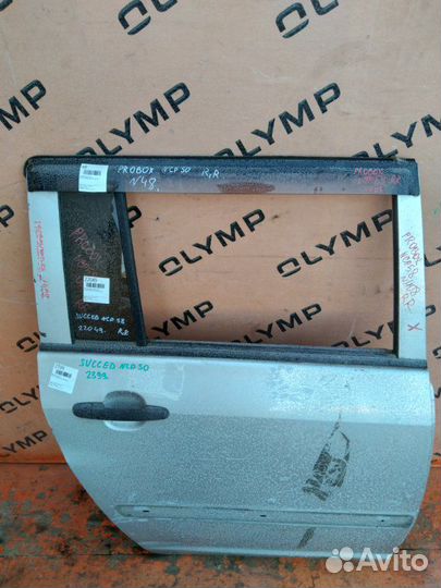 Дверь задняя правая Toyota Succeed NCP50 2NZ-FE