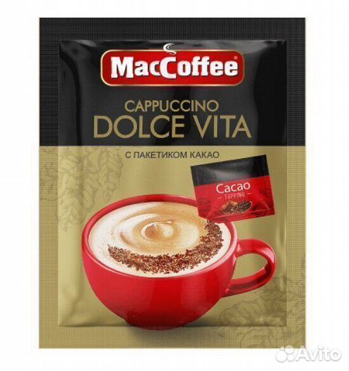 Опт - Растворимый кофе MacCoffee Cappuccino Dolce