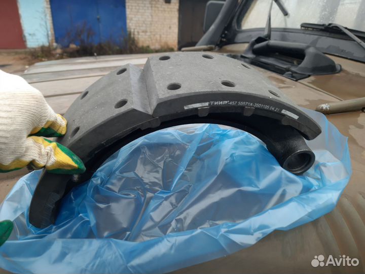 Колодки тормозные урал под однополостной цилиндр в