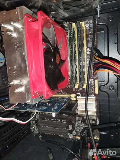 Материнская плата с процессором i7 4790 и озу