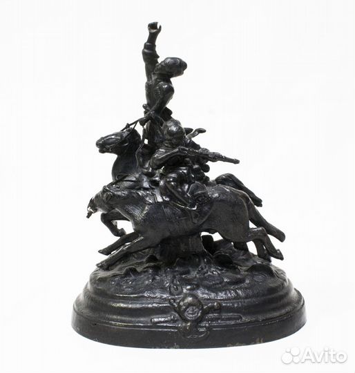 Композиция Джигитовка, чугун, без ружья, Куса, 13
