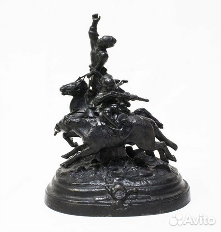 Композиция Джигитовка, чугун, без ружья, Куса, 13