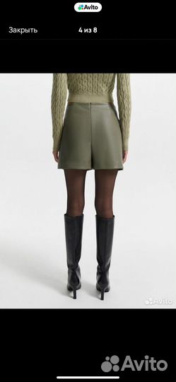 Кожаная юбка love republic