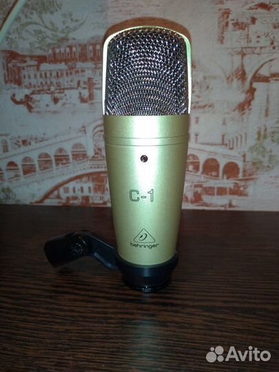 Микрофон Behringer C-1 XLR + кабель Proel 3 метра