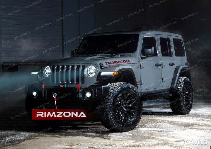 Кованые диски R21 на Jeep Wrangler