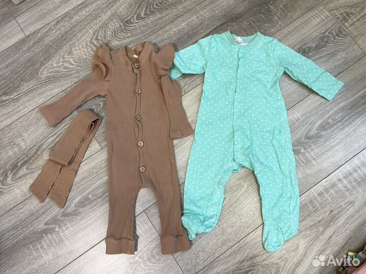 Вещи на девочку пакетом до года