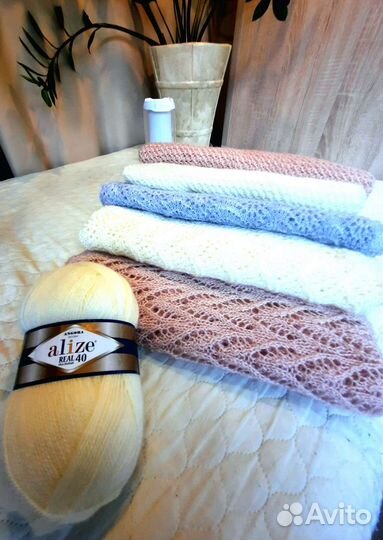 Палантины ручной вязки премиум класса