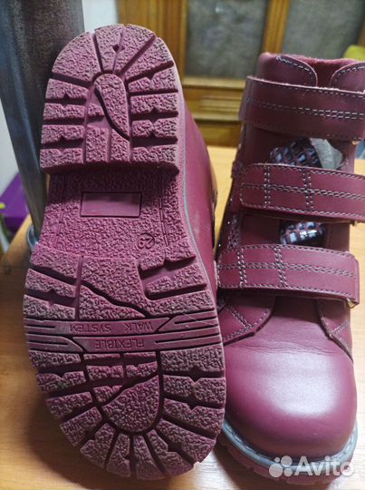 Ботинки демисезонные для девочки 29 размер
