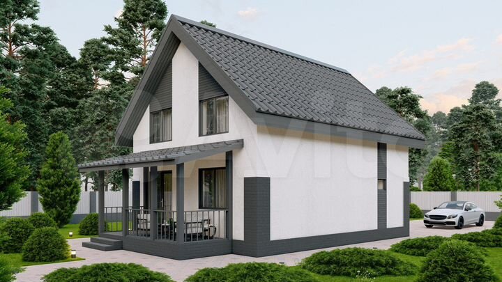 Дом 107 м² на участке 5,3 сот.