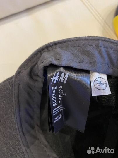 Бейсболка детская hm новая