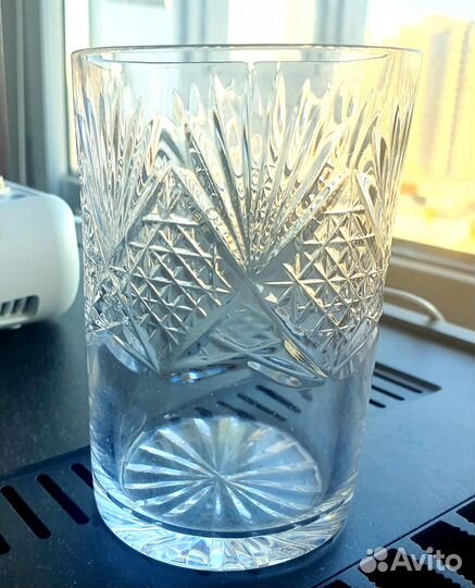 Хрустальный стакан для советского подстаканника