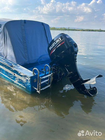 Прогресс-4 с мотором Suzuki DF 50