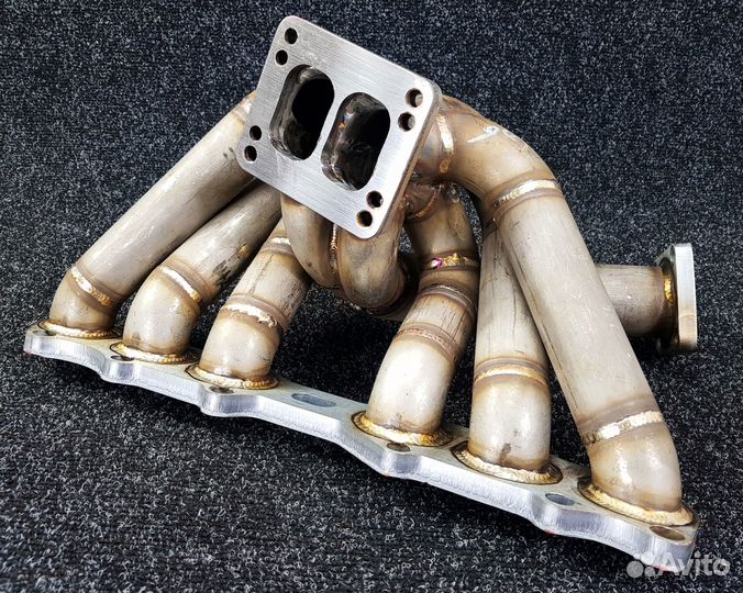 Выпускной коллектор 3мм - Toyota 1JZ-GTE JZX90 - N