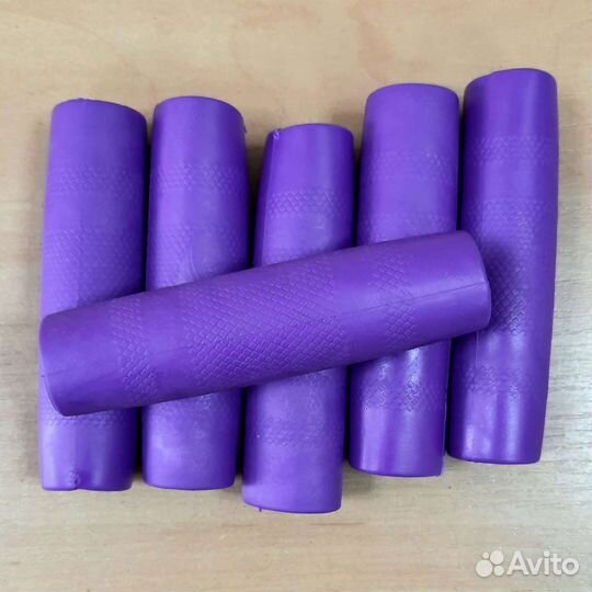 Грипса ручка резиновая 6шт чёрные турник велосипед