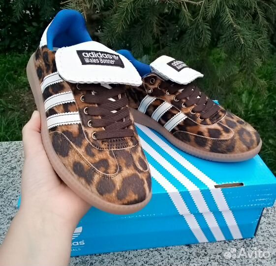 Кроссовки adidas samba pony x wales bonner