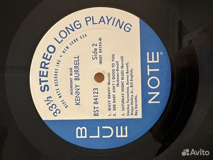 Kenny Burrell Midnight Blue, US 1st pressing, EX