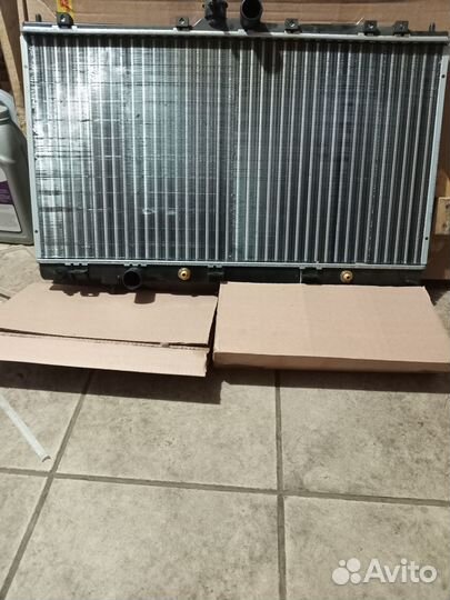 Радиатор охлаждения на renault logan 1
