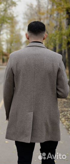 Пальто мужское Mango шерсть