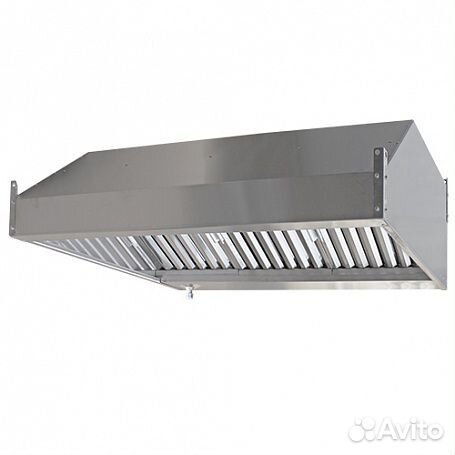 Зонт вытяжной нержавейка новый