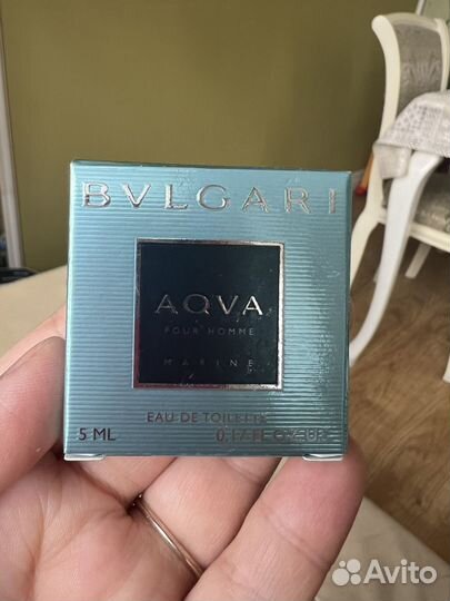 Bulgari aqva marine pour homme 5 мл