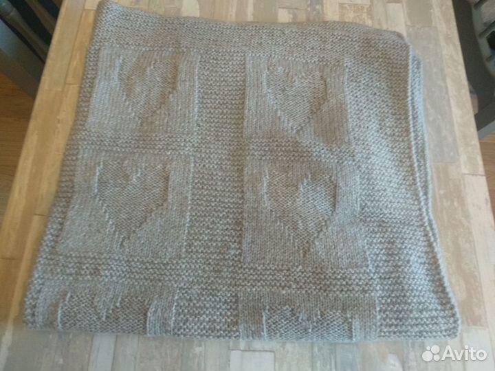 Плед детский вязаный ручная работа