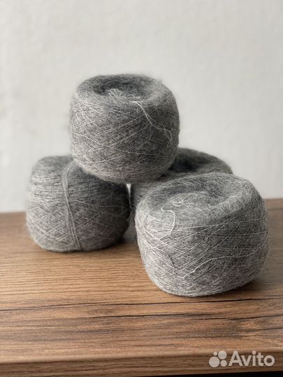 Пряжа супер кидмохер от Camelot серый