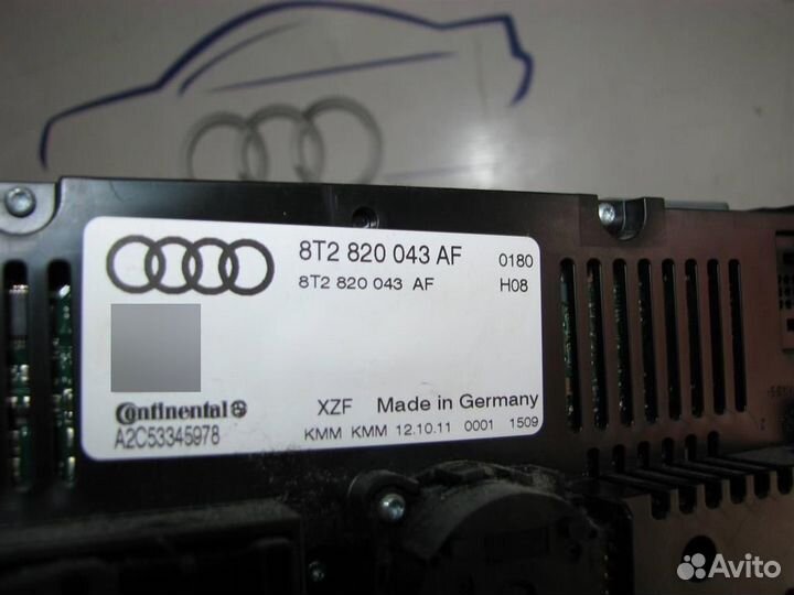 Блок управления климатической установкой Audi A4