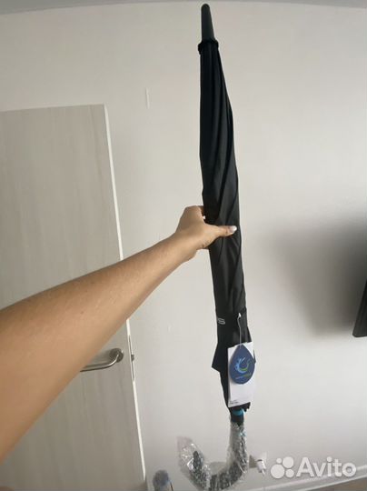 Зонт трость черный