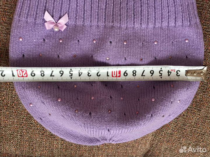 Сиреневая шапка Noble people L