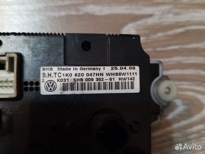 Блок управления печки Volkswagen Passat B6